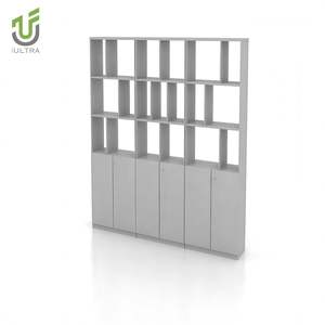 IULTRA Moderne Double Face Bibliothèque Diviseur Mural Grand Autoportant Bureau École Cloison Étagère Haute Bibliothèque Bibliothèque - Product Image 2