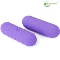 Haltères en silicone personnalisés par l'usine Zhensheng, couleurs personnalisées, décoratifs et pratiques