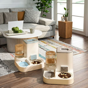 Tempat makan anjing plastik ramah lingkungan 2 dalam 1 mangkuk anjing & Dispenser air - Product Image 1