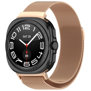 <span class=keywords><strong>Bracelet</strong></span> de montre magnétique en métal milanais tendance BEEFLYPOWER pour <span class=keywords><strong>Samsung</strong></span> <span class=keywords><strong>Galaxy</strong></span> <span class=keywords><strong>Watch</strong></span> Ultra 47 mm - Product Image 2
