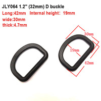 Boucle de ceinture en plastique de haute qualité, vintage, robuste, de luxe, à anneau en D plat, pour la sécurité, en promotion, pour sacs, sacs à dos et sangles.