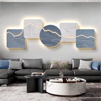 Peinture murale LED décorative pour salon, vente en gros d'usine, tableau mural minimaliste pour fond de canapé et chambre à coucher, nature morte