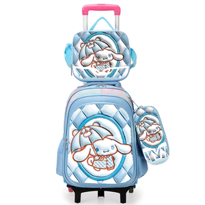 Nueva Mochila Escolar Ligera con Diseño de Stitch para Niñas de Primaria, Juego de 3 Piezas: Mochila, Bolsa para el Almuerzo y Estuche para Lápices - Product Image 4