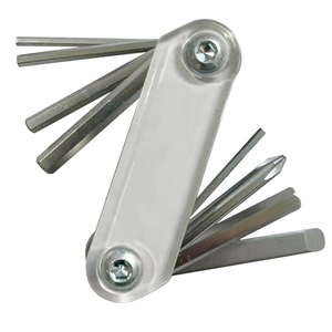 Outil multifonction portable 8 en 1, jeu <span class=keywords><strong>de</strong></span> clés hexagonales OEM, kit <span class=keywords><strong>de</strong></span> <span class=keywords><strong>réparation</strong></span> <span class=keywords><strong>de</strong></span> <span class=keywords><strong>vélo</strong></span> EDC, jeu <span class=keywords><strong>de</strong></span> clés hexagonales pour <span class=keywords><strong>vélo</strong></span> - Product Image 1