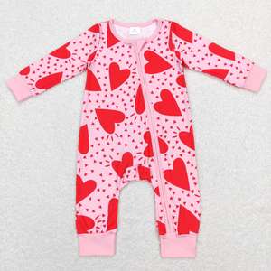 Nouvelle Collection 2026 : Ensemble Pyjama Décontracté à Manches Longues en Polyester Doux et Extensible avec Imprimé Cœur pour la Saint-Valentin – Prêt à Expédier - Product Image 6