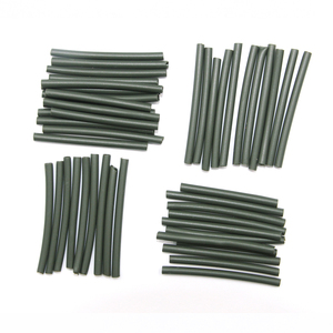 Tubos termorretráctiles para pesca de carpa, aparejo de accesorios de pesca, herramienta de tubo retráctil negro