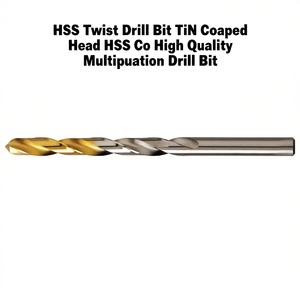 ดอกสว่านเจาะเหล็ก HSS หัวเคลือบ TiN คุณภาพสูงอเนกประสงค์ - Product Image 2