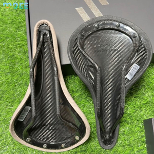 Sillín Retro BMX Personalizado con Logotipo SeeMore, Sillín Ultraligero de Fibra de Carbono para Bicicletas Plegables de Carretera, Sillín Suave para <span class=keywords><strong>Bicicleta</strong></span> Eléctrica - Product Image 3