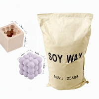 Lot de moulants pour bougies, granulés, naturelles, durs, pour confectionner des bougies, vente en gros