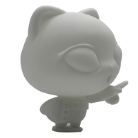 Poupée d'impression 3d en résine uv prototype rapide personnalisé pour service d'impression 3d