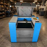 Machine de gravure laser portable de bureau Quantum 4060 40W/50W CO2 avec guide-rail PMI, prix compétitif, prenant en charge les formats LAS/DST