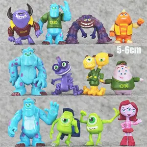 Beliebte amerikanische Animation heiße Karikatur Monster heißes Spielzeug Plastik kleine Figuren für 7cm über Plastik kugel der Gashapon-Maschine
