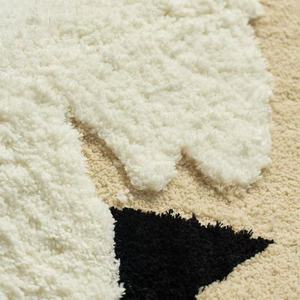 French Cream Style Round Carpet High-End Flocked Bedroom Rug Non-Slip <b>Mat</b> for Living Room Coffee <b>Table</b> <b>Dressing</b> <b>Table</b> - Product Image 2