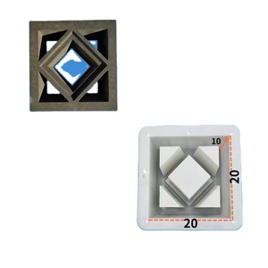 2024 декоративная оконная настенная Цветочная форма, пластиковые архитектурные бетонные оконные формовочные конструкции - Product Image 4