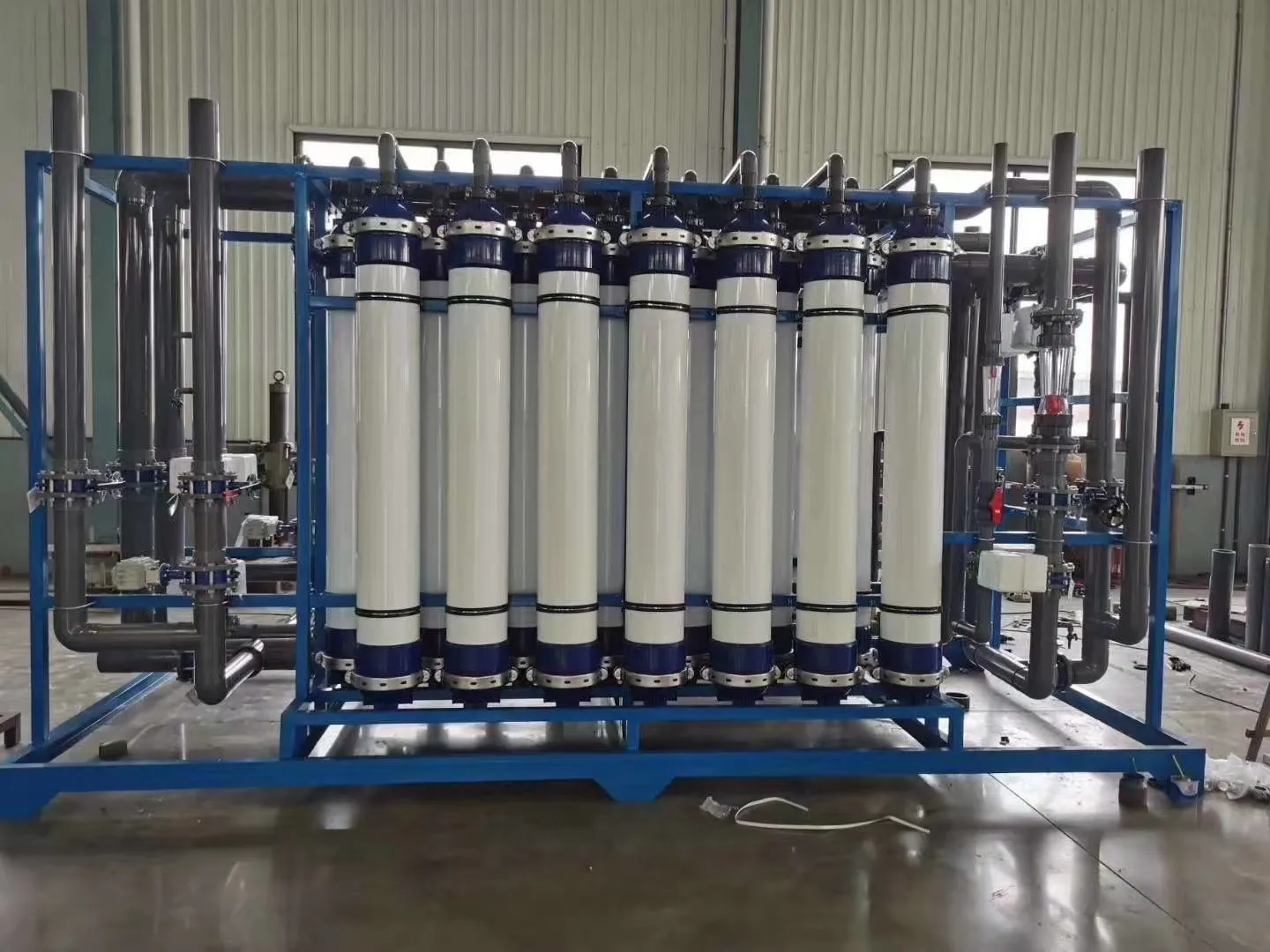 2000LPH commercial containerized pure drinking reverse osmosis water purification treatment system price price