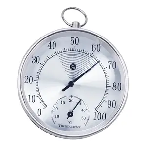 Yieryi Neues 10CM Indoor Outdoor Thermometer Hygrometer Temperatur messer Qualität Großes rundes Hygrometer und Thermometer