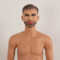 Maniquí de Exhibición de Cuerpo Completo Masculino, Estilo Realista, Material PE, Tono de Piel Natural, para Tiendas de Ropa