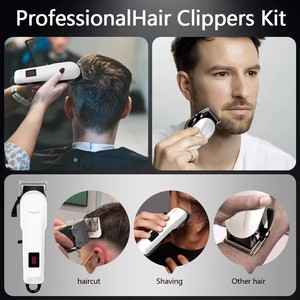 Nueva Cortadora de Pelo Profesional con Logotipo Personalizado, Inalámbrica, Recargable por USB, con Batería de Litio, para el Hogar/Peluquería - Product Image 1