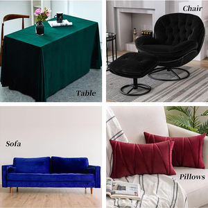 Tela de terciopelo elástico 95% poliéster 5% <span class=keywords><strong>Spandex</strong></span> tela de terciopelo para costura DIY, tapicería, ropa, disfraz, artesanía - Product Image 6