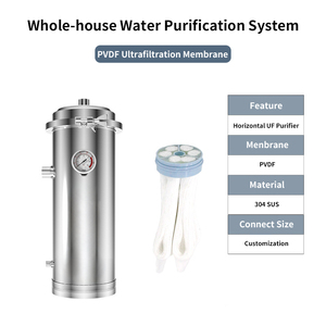 Purificateur d'eau à ultrafiltration pour toute la maison, haute capacité 10000 LPH, en acier inoxydable résistant au PVDF, auto-nettoyant - Product Image 1