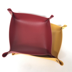 Cesta Organizadora de Maquillaje y Cosméticos de Cuero PU Impermeable para Decoración del Hogar, Bandeja de Escritorio, Caja de Almacenamiento - Product Image 3