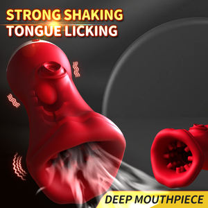 男性性玩具舔舌杯方便自慰装置电动男性口腔自慰器 - Product Image 2