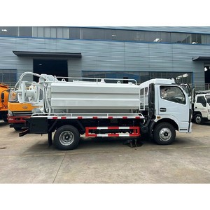 Camión de Succión y Limpieza de Alta Presión Diésel Dongfeng 4x2 de China con Emisión Euro 2 y Tanque de 6000L para Dragado de Tuberías y Alcantarillado - Product Image 3