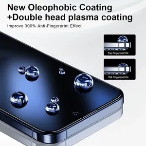 Protector de Pantalla HD de Fácil Instalación y Resistente al Polvo Yangpaly para <span class=keywords><strong>iPhone</strong></span> 16 15 14 Plus 13 12 <span class=keywords><strong>11</strong></span> Pro Max X XS XR, Película de Vidrio Templado - Product Image 5