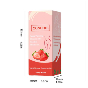 Lubrificante Naturale a Base Vegetale alla Fragola 30ml, Olio per l'Equilibrio del pH delle Parti Intime Femminili, Olio per il Climax Yoni - Product Image 6