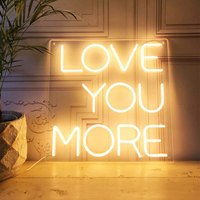 Haute Qualité Personnalisé RVB LED Enseigne Au Néon Étanche Lettres Acryliques Lumineuses pour Bar Décor Coloré Publicité Néons Signalisation