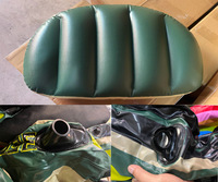 Vente en gros de ponton PVC 2 chambres personnalisés pour 2-3 personnes bateau rigide fluvial camping voyage extérieur bateau de pêche gonflable
