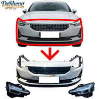 Haute qualité, pour kits de carrosserie Polestar 2, pare-chocs, phares, capots, ailes, spoilers, calandre, pare-brise, autres pièces automobiles