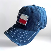 Gorra de Béisbol Mexicana Bordada con Parche de Mapa Lavado Vintage - Unisex, Estilo Urbano, Versátil, Tipo Dad Hat