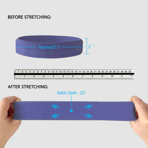 عصابة رأس ومعصم رياضية جديدة من النايلون، ناعمة ورقيقة وسريعة الجفاف وخفيفة الوزن ومتينة للاستخدام المنزلي والخارجي - Product Image 2