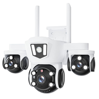 Cámara de Seguridad WiFi Exterior Tipo Bala 1080P IP66 Impermeable con Sensor CMOS, Visión Nocturna, H.264, Detección de Movimiento y Alarma