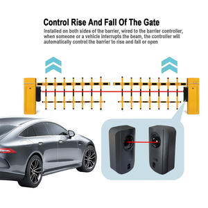 AC/DC12V-24V không dây cảm biến chùm tia hồng ngoại/tế bào quang điện cho tự động cửa Cửa Cửa sổ an ninh báo động dò nhà sản xuất - Product Image 4