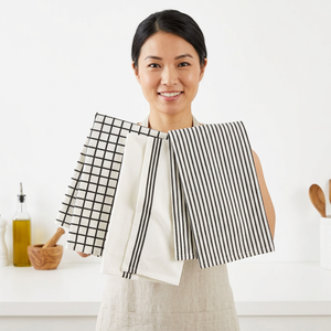 Serviettes de cuisine en toile de coton 100 %, tissées, réutilisables, écologiques, pour le nettoyage domestique, avec coutures personnalisables, vente en gros fabricant - Product Image 1