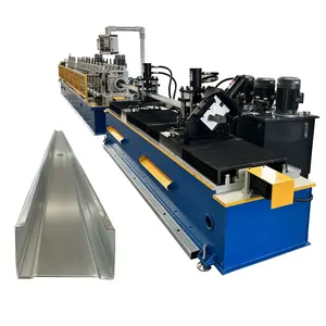 Gipskarton leichte Kiel-Rollformmaschine Metallstange und Gleis-Rollformmaschine Leichtes Stahlprofilmaschine