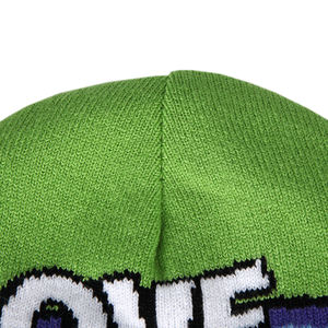 Пользовательский Логотип Y2k графический дизайн по всей фотографии печать жаккардовая Трикотажная двусторонняя уличная одежда без складывания шапка с черепом Шапка-бини - Product Image 4