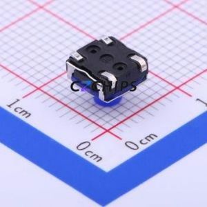 TS-1159UB-C-D-BL Tactile Switch SMD-4P,6.2x6.2mm Switch Single Pole Single Throw Round Button 2.6N Vertical Mount - Product Image 2