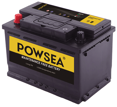 New European Standard Automotive Car Battery DIN74MF 12V 74Ah 600A 16kg 12 Month Warranty 270x175x190mm