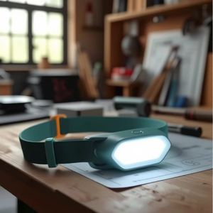 Lampe frontale étanche à 3 modes <span class=keywords><strong>Bandeau</strong></span> réglable pour camping en plein air Course à pied Cyclisme Pêche Lampe de poche - Product Image 6