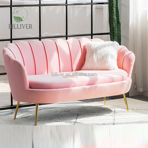 2024 nordico soggiorno a forma di fiore monoposto divano in velluto sedie a sdraio - Product Image 5