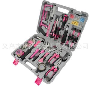 ชุดเครื่องมืออเนกประสงค์ 108 ชิ้น ยี่ห้อ Yiwu Chuangshuo พร้อมกล่องเก็บ สำหรับซ่อมแซมบ้าน ทำจากเหล็กกล้าคาร์บอน ขนาด 37x28x8 ซม. - Product Image 1