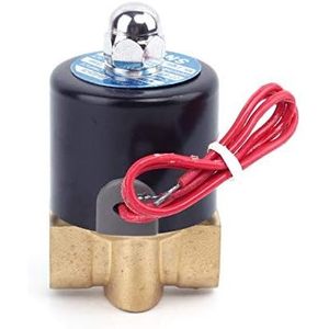 Vanne solénoïde électrique SNS 1/4 NPT AC110V en laiton normalement fermée pour eau, air, diesel - Product Image 4