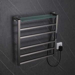 Produits populaires 220V électrique affichage mural Rechargeable <span class=keywords><strong>serviette</strong></span> chauffage porte-serviettes en acier moderne pour la maison - Product Image 2