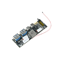 Module d'alimentation mobile 3-5S PD100W avec écran couleur TFT 1,47 pouces et charge bidirectionnelle ultra-rapide pour carte mère DIY de batterie externe