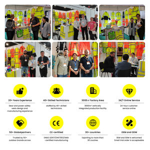 PA <span class=keywords><strong>EN471</strong></span> 클래스 3 고가시성 안전 조끼 반사 작업 건설 재킷 남성용 - Product Image 5