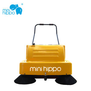 Mini Hippo M105 <span class=keywords><strong>Prix</strong></span> d'usine <span class=keywords><strong>Aspirateur</strong></span> électrique autoporté Balayeuse de voirie Nouveau 12V Équipement de nettoyage Balayeuse de sol à pousser à la main - Product Image 5
