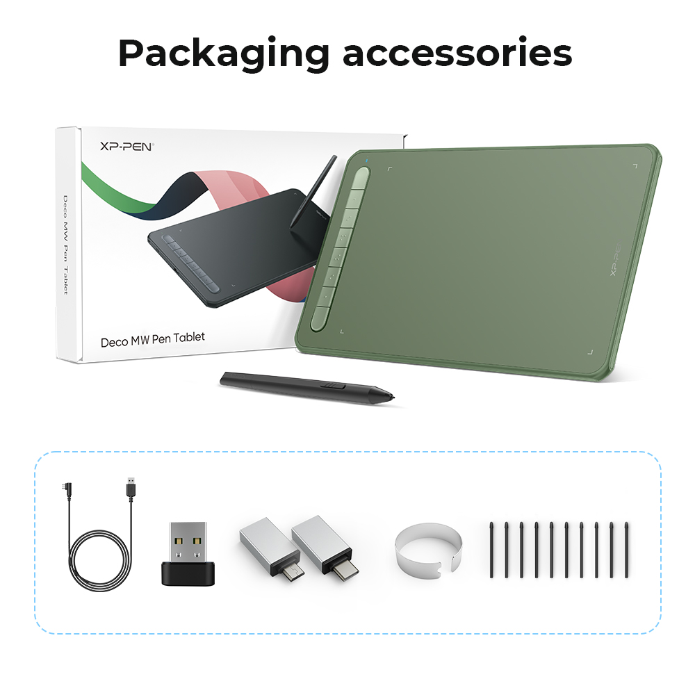 Xppen Deco MW Graphic Drawing Tablet - 8192 Levels Pressure